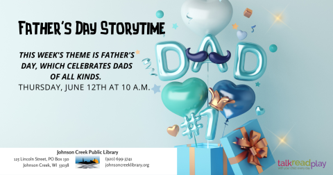 Dad balloons against a light blue background